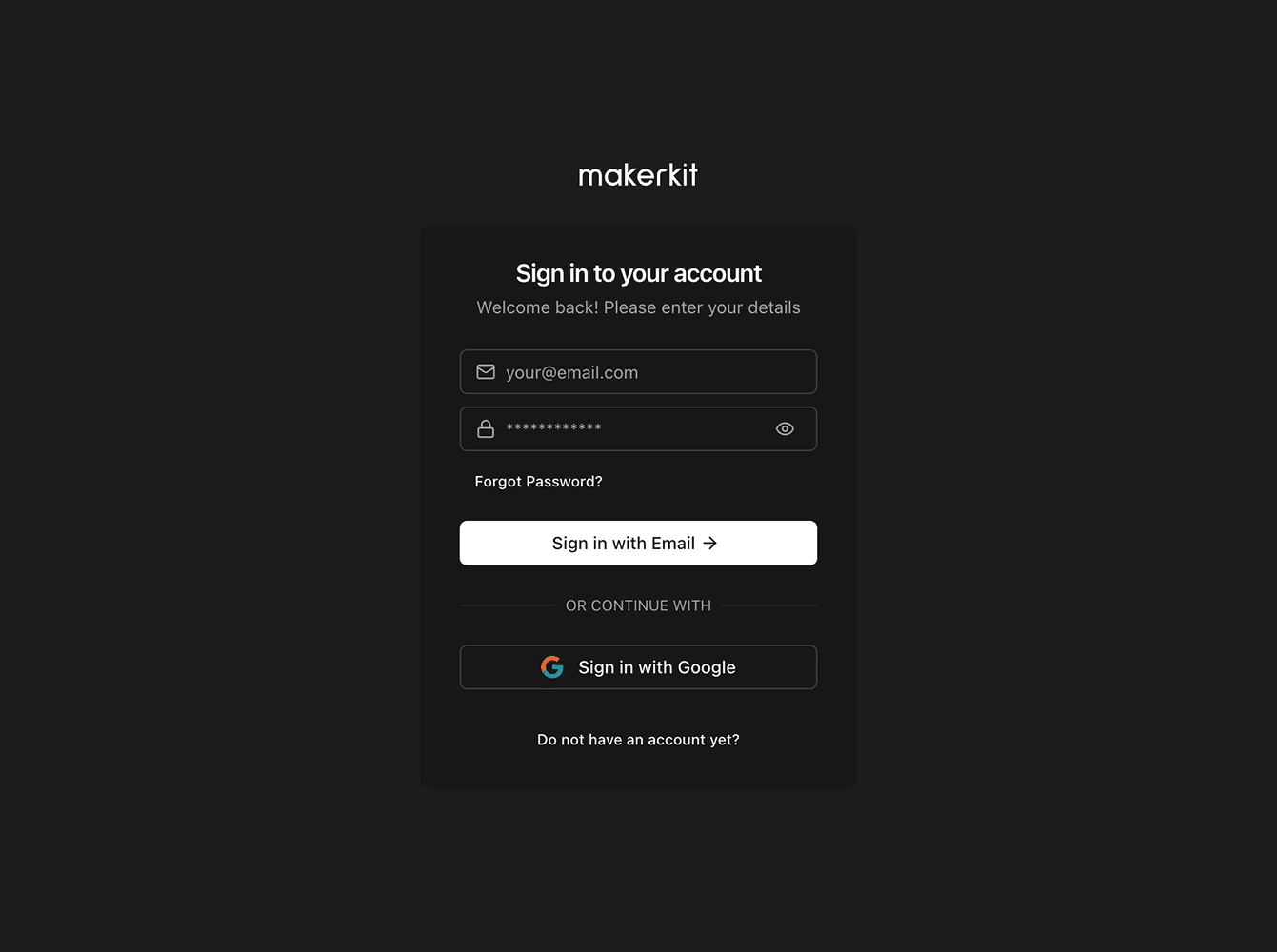 Email/Password