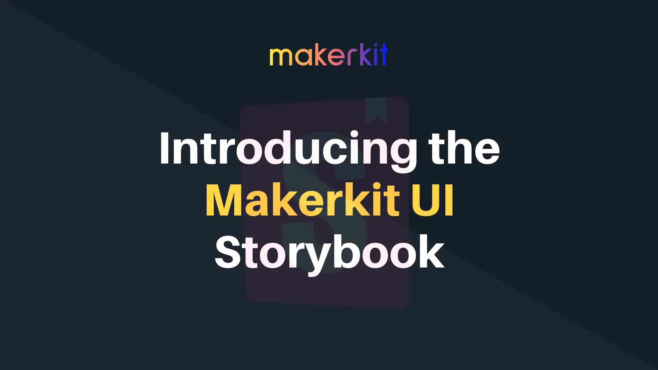 Cover Image for Introducing the Makerkit UI Storybook